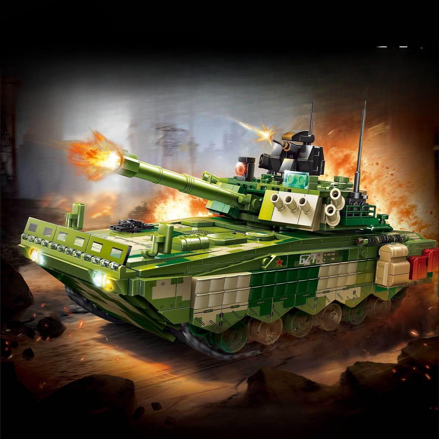 

648PCS Military Series ZBD-04 Infantry Combat Vehicle Building Block Toy NO BOX