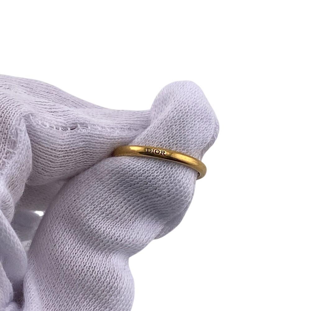 Christian Dior CD logo star Gold Plated Ring gold Gold Plated Women Used