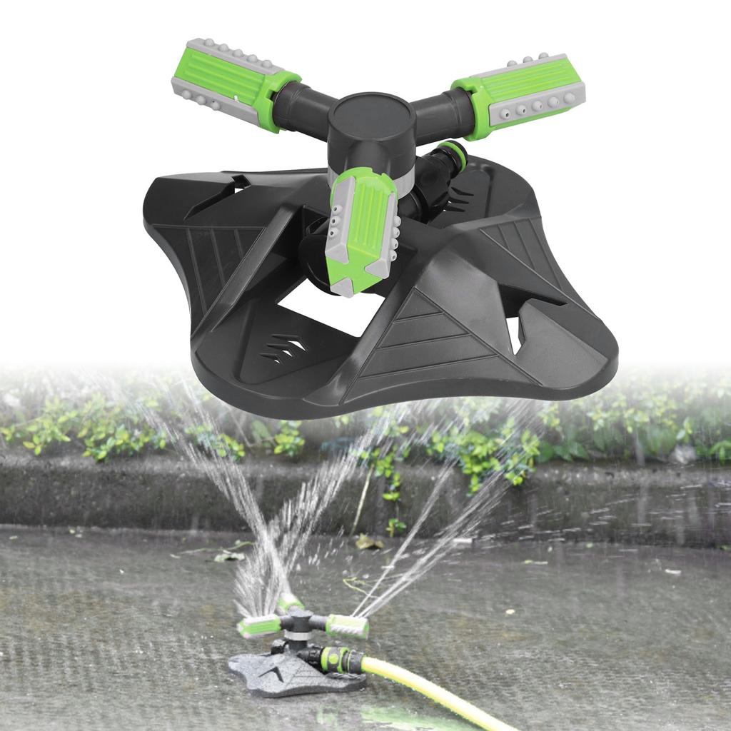 Lawn Water Sprinkler Automatic Flower Watering Device Three Prong Sprinkler for Garden Watering Gardening Irrigation
