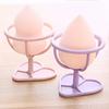 3Pcs Women Makeup Beauty Powder Puff Egg Sponge Display Stand Holder Drying Rack