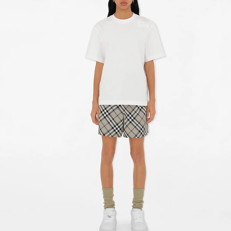 Burberry SS24 Casual Shorts Women's Moss Green 80882891