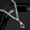 Jewelry Copper Bottom Gold-Plated Horse Eye Necklace Versatile Chain Button Head Removable 45 + 5Cm