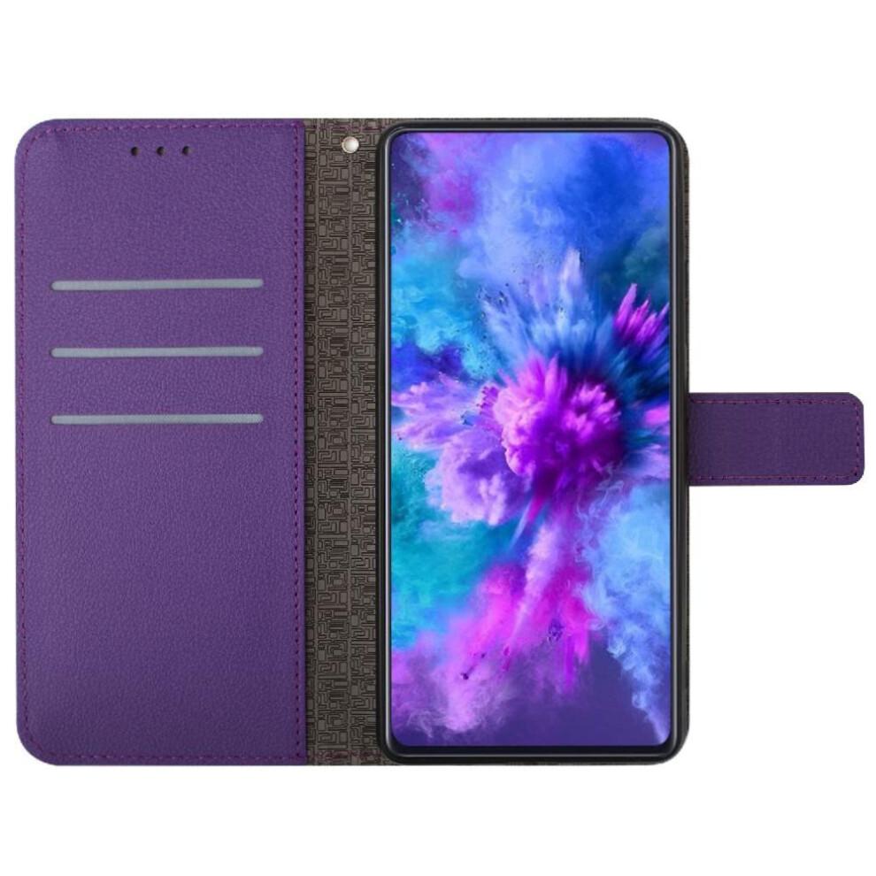 (Purple) Samsung Galaxy A26 5g Leather Flip Wallet Case
