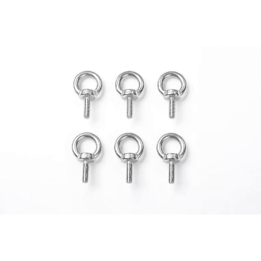 

Винты для крыши автомобиля с круглым отверстием, гайка для Jeep Wrangler TJ JK JL 1997-2023, 2/4 дверные анкерные крепления, кольцо, аксессуары для интерьера 6PCS