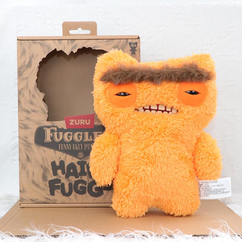 100% Original Fuggler Plush Toys Funny Ugly HAIRY FUGGS Series Tooth Monster Stuffer Plushies Cute Sir Belch Screech Dolls Gifts