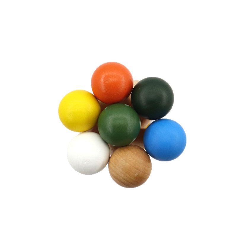 Pegboard Accessories: Creative Wood Matchsticks & Hooks with Colored Balls