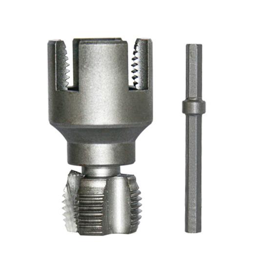 Sada závitníků na trubky, elektrická vrtačka, kompatibilní s PVC trubkou, sada nástrojů pro závitování 1/2'' 3/4'' vnitřní a vnější závitování