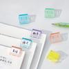 Kawaii A4 Paper Binder Clips Jelly Color Paperclips File Documents Tickets Holder Bookmarks Index Page Clamp Desk Organizer