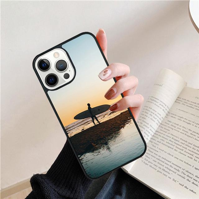 Summer beach surfboard surfing Phone Case Cover For iPhone 17 Air 15 16 Pro Max 14 13 12 11 Pro Max Plus Coque