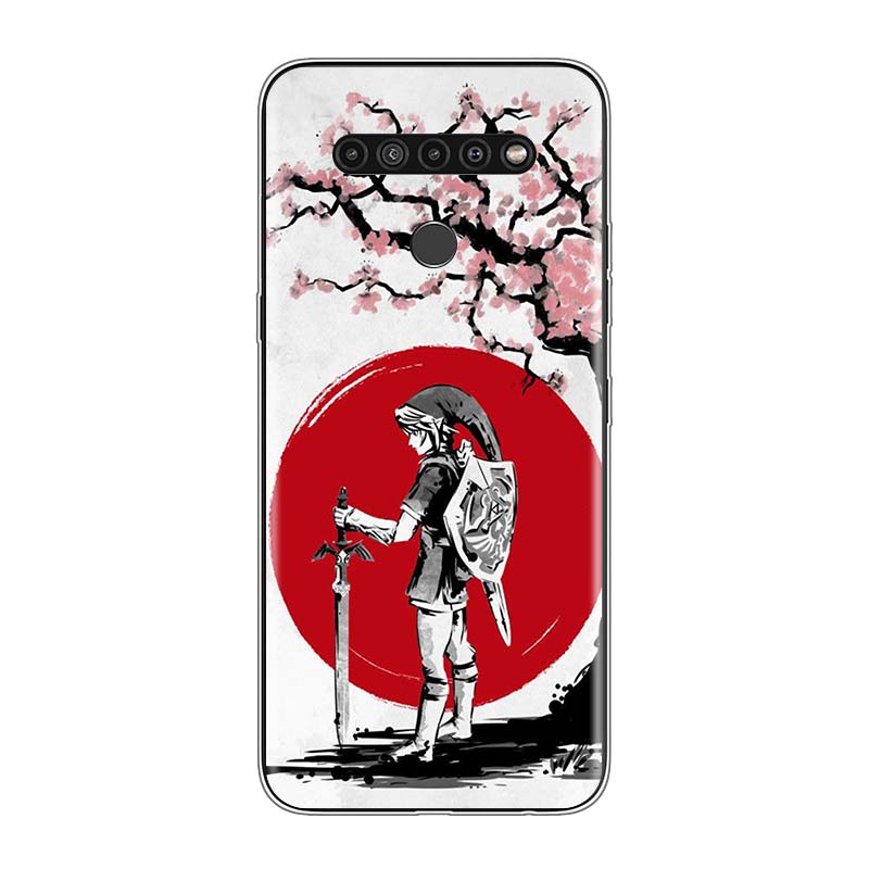 Japanese Red Sun Anime For LG V60 V50S V50 G8X G8S G8 G7 ThinQ 5G K61 K51S K41S K30 K20 Q60 Q9 Soft Phone Case