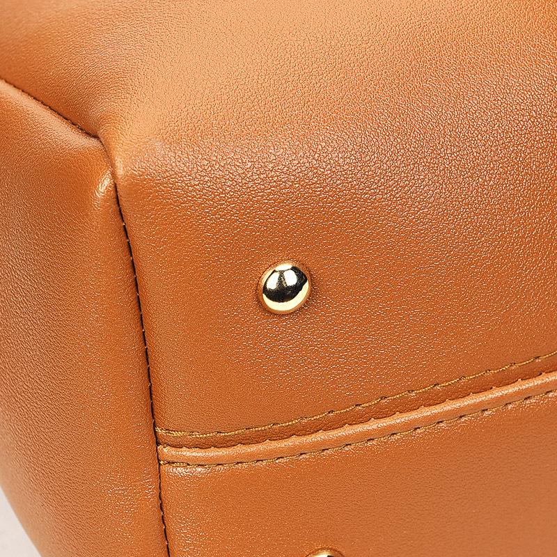 Women's 2025 Korean Style Fashionable Four-Piece Mother-Child Bag Set - Large Capacity, Single Shoulder, Handheld Bag Available