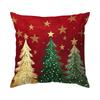Christmas Reindeer Santa Claus Cushions Pillowcase Polyester Cushion Cover Throw Pillow Sofa Decoration Pillowcover Home Decor