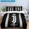 Juventus Heartbeat Logo 3PCS Bedding set,Ideal for1pc Duvet Cover And 2pcs Pillowcases Perfect for Christmas gift,Ideal for Bedroom, Dormitory