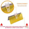 Tac Extension, 2 in 1 for Day and Night Anti-Glare, Anti Dazzle and Anti UV HD Automobile Windshield Visor by Mobi Lock