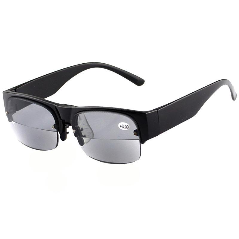Bifocal Presbyopia Glasses Men's Sun Glasses Leisure Reading Glasses Women Degrees +100 To +400