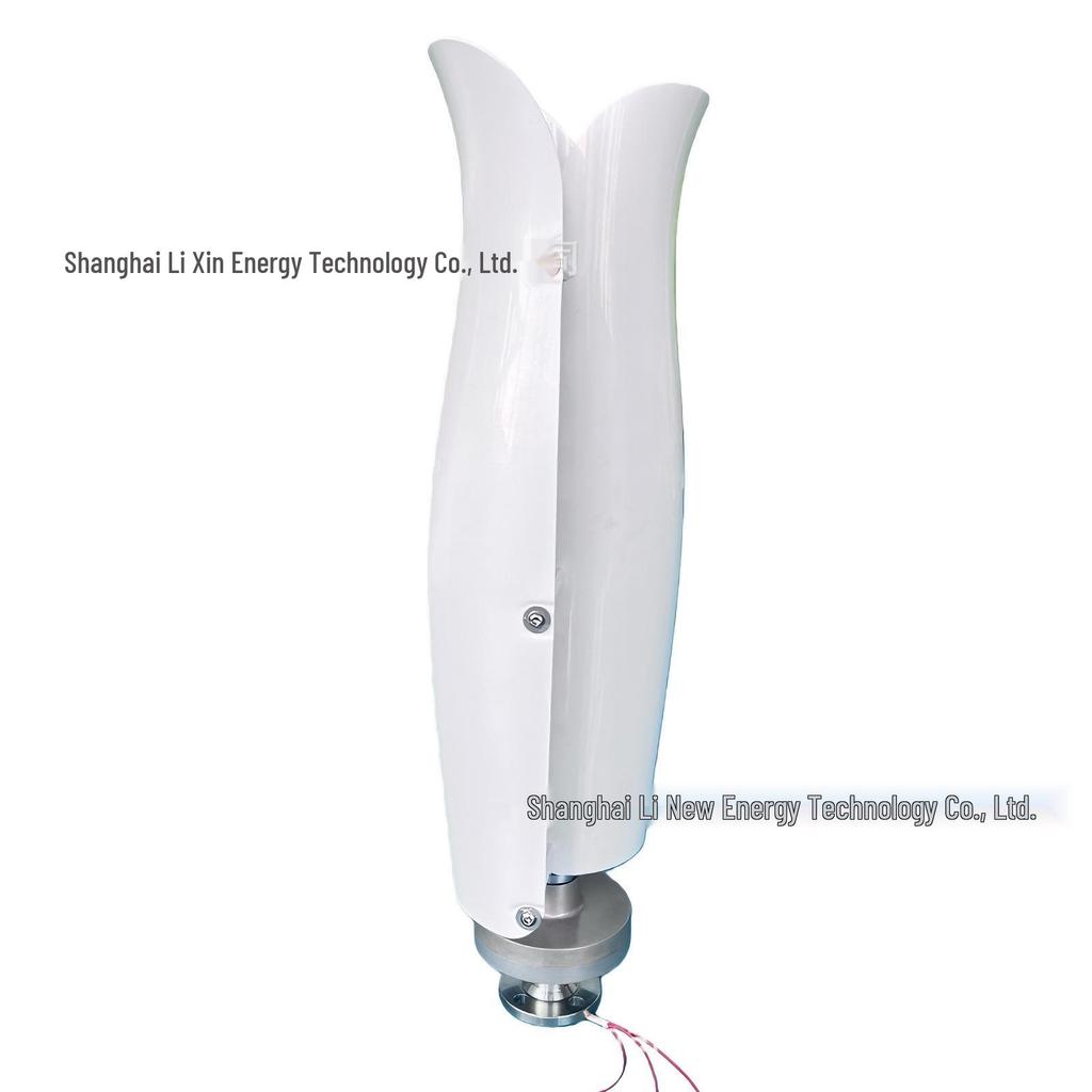 Tulip Vertical Axis Low Noise Wind-Solar Hybrid Power System