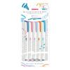 Zebra Mildliner Mix Line Marker B Water-Based Pens, 5-Color Set, (WKS23-5C-B)