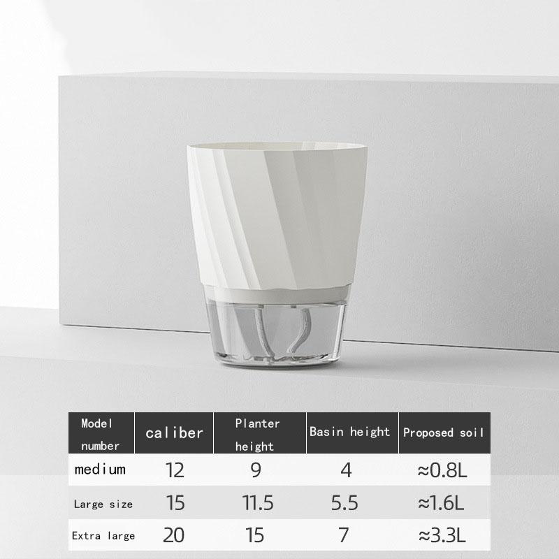

Ленивое Зеленое Растение Ло Автоматический Влагопоглощающий Маленький Цветочный Горшок Дизайн Сенсорный Прозрачный Гидропонный Пластиковый Горшок Устройство Medium белый