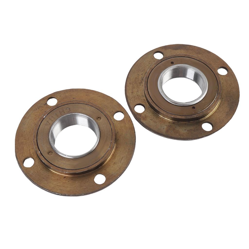 2 buc Roată liberă oțel cu 4 găuri fără dinți cu o singură viteză cu piulițe și șuruburi pentru electric