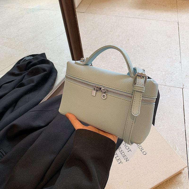 Neue modische High-End-Ketten-Tasche in Unifarbe, tragbar, Schultertasche, Umhängetasche, trendige Damenhandtasche