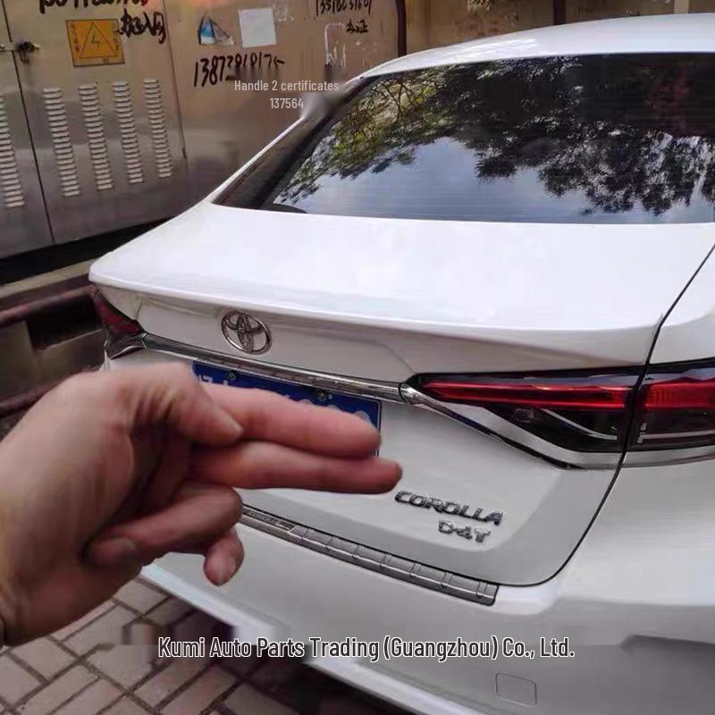 Taiwan Model Rear Spoiler for 2019-2025 Corolla - Hole-Free Press-On Installation