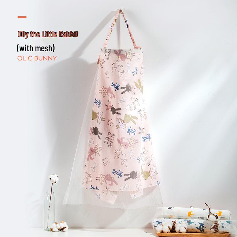 Bawełniany Letni Pokrowiec do Karmienia Piersią i Kardigan Maskujący