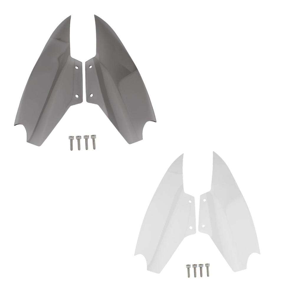 1 Pair Motorcycle Upper Fairing Air Deflectors Wind Side Shield Cover