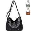 1Pc Women's Shoulder Bag Ladies Multi Pocket PU Messenger Handbag Cross Body Bags