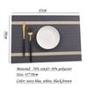 Set of 4 PVC Placemat for Dining Table Mat Set Linens Place Mat Accessories Cup Wine Decorative Mat Placemats for Table