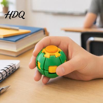Press Spinning Ball 1/2Pcs 3D Printed Rotating Ball Stress Relief Fidget Spinner