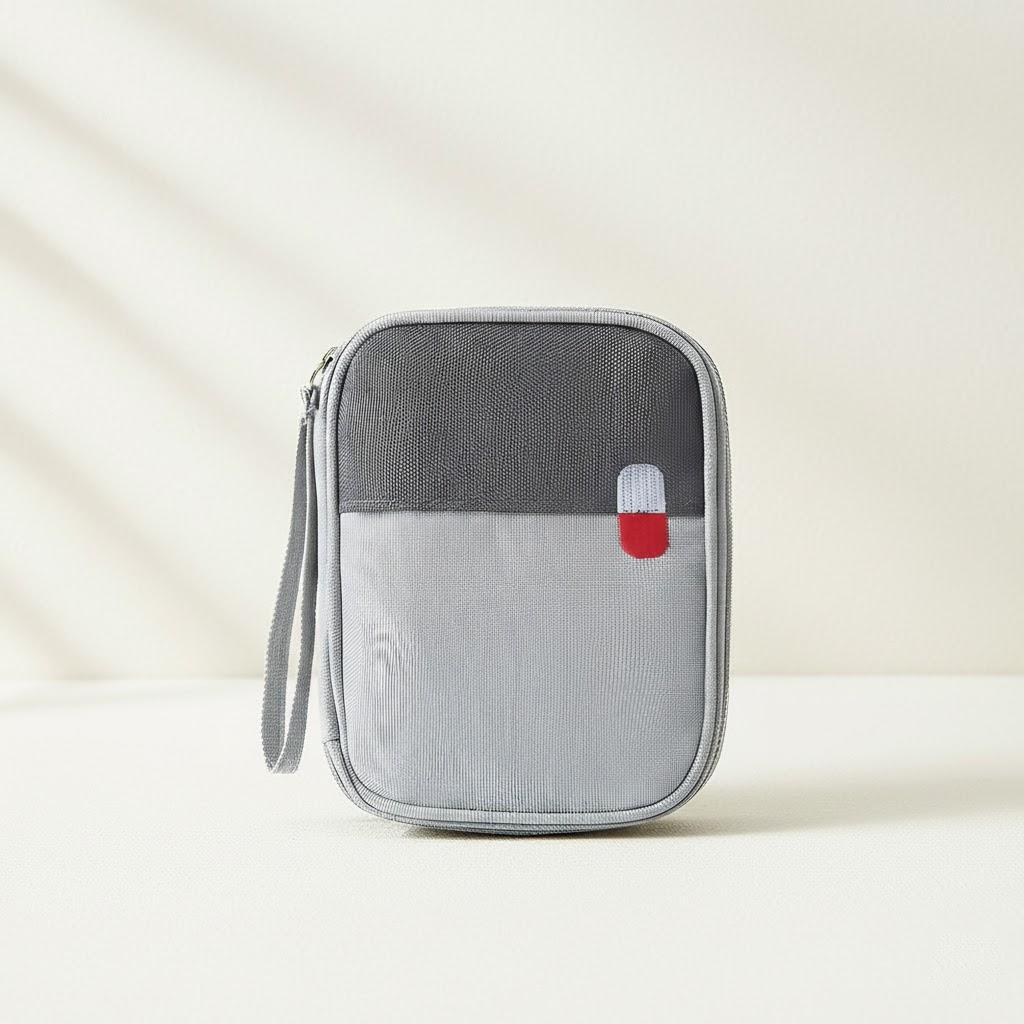 Compact Travel First Aid Kit Portable Medical Storage Box Outdoor Camping Hiking Emergency Health Care