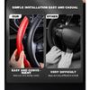 Car Steering Cover Steering Wheel Booster Cover Universal Non-Slip Carbon Fiber for Car Anti-skid Accessories
