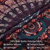 VIKAMA American Mandala Tapestry Hippie Wall Hanging Psychedelic Peacock Living Room Tea Room Wall Decoration Tapestry