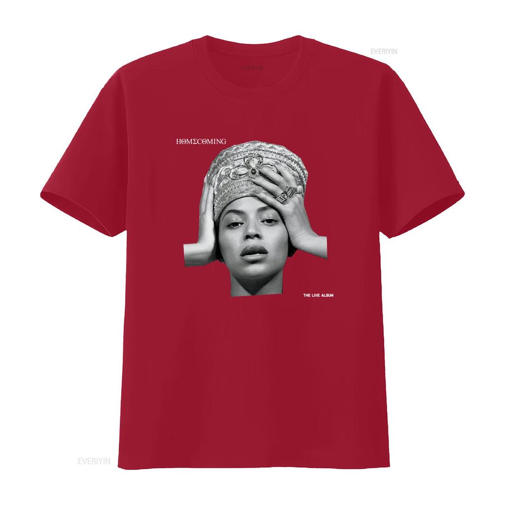 Beyonce Homecoming Katoenen T-shirt Wit S 234XL V1683 vintage Gewassen streetwear Unisex Rekbaar Zacht Casual Stijlvolle mode