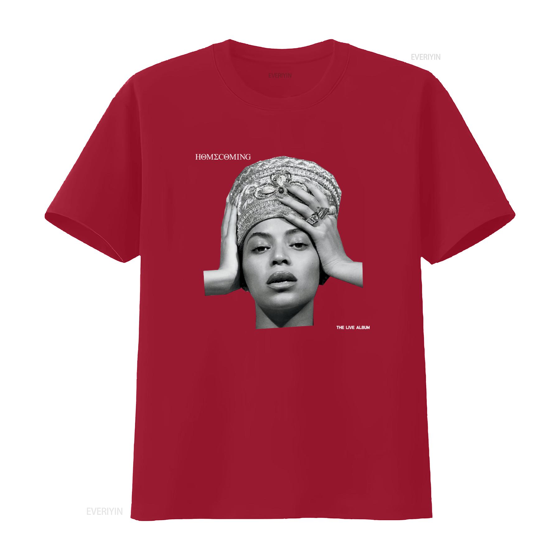 

Beyonce Homecoming Cotton T Shirt White S 234XL V1683 vintage Washed streetwear Unisex Stretched Soft Casual Stylish fashion S