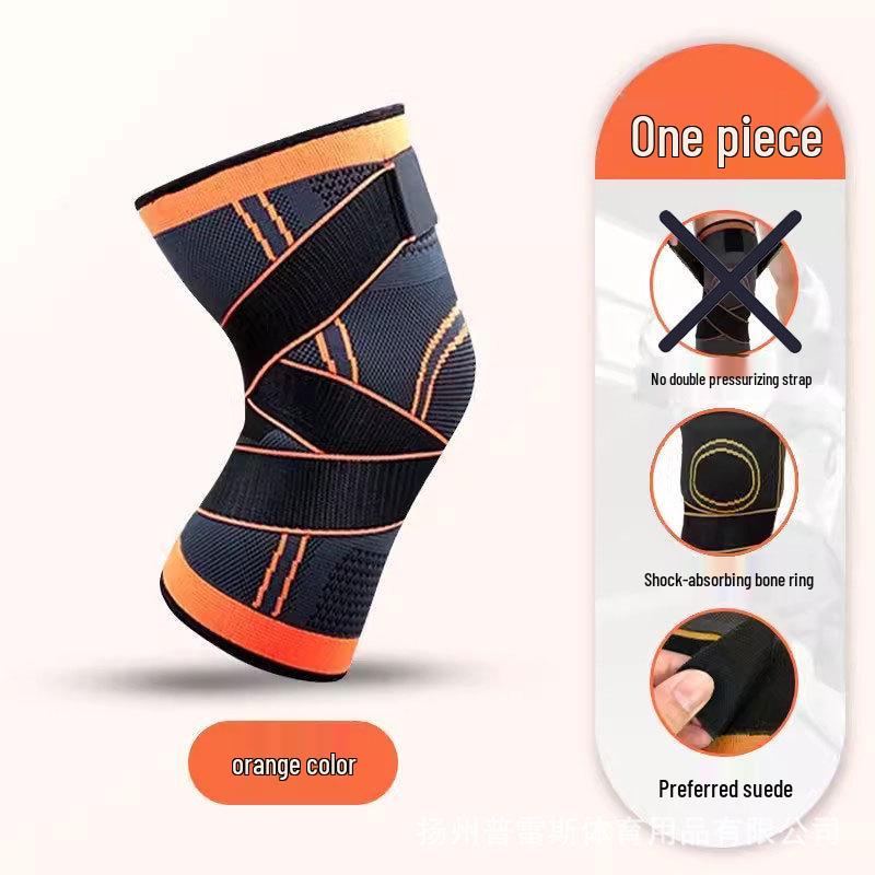 Профессиональные летние нейлоновые компрессионные спортивные наколенники для бега и баскетбола