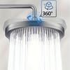 High Pressure Top Rain Shower Heads 6 Modes Rainfall Shower Head Bathroom Shower Faucet Accessories With Filter