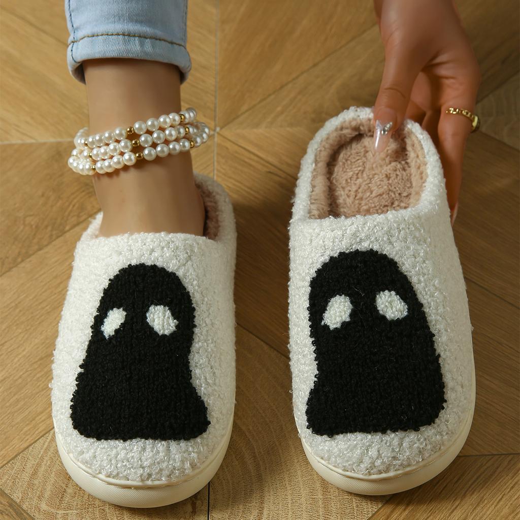 Women's Halloween Warm Cotton Slippers for Winter