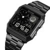 Skmei Electronics Sports Watches for Mens Classical Analog Digital Display Multiple Time Zone LED Waterproof Male 5 Alarm Clock