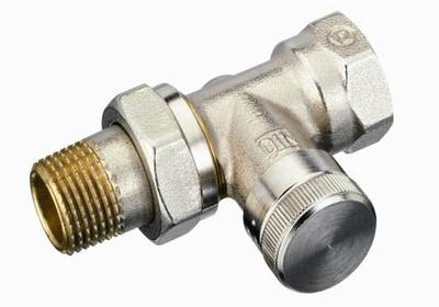 RLV 15 Straight Return Valve with the Possibility of Draining Water and Filling the Heating System