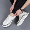Men Genuine Leather Casual Shoes Shoes Thick-soled Leisure Sport Shoes Fashion Chunky Sneakers