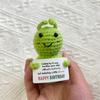 Funny Handmade Knitting Caterpillar Doll Desktop Ornament Christmas Gift Emotional Support Crochet Caterpillar Home Room Decor