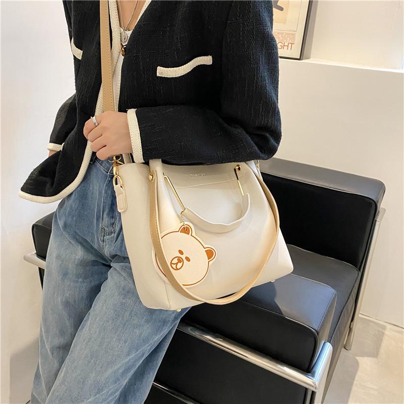 Ladies Designer Handbags Women PU Leather Tote Zipper Shoulder Bags