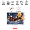 1Pcs Christmas Sleigh Reindeer Winter Scene Decoration Background Xmas Backdrop Decorations For Photo Studio Photo Booth Party