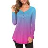 Women's Fashion Versatile Casual Popular Round Neck Neckline Printed Long Sleeve Top