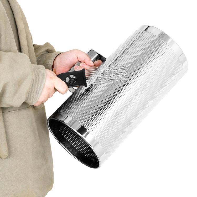 Metal Guiro Instrument with Scraper Professional Percussion Instrument Band Musical Guiro Training Tool Guiro Shaker