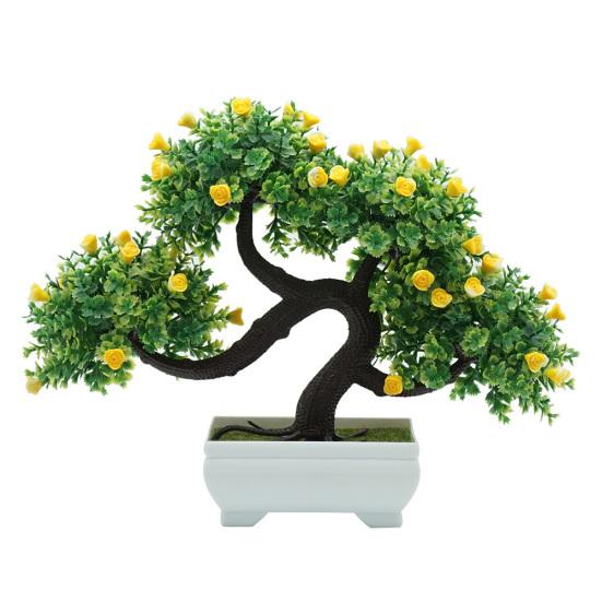 Artificial Flower Tree Plant Potted Bonsai Wedding Party Desktop Furniture Decor
