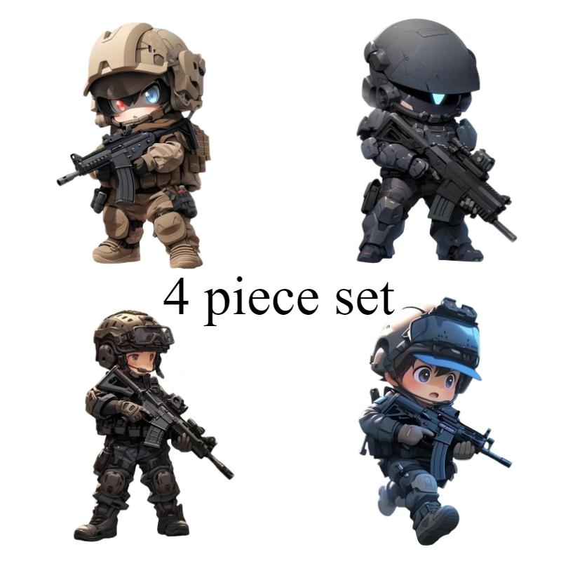 Neue Weihnachten Ornament Anhänger Acryl Flache Lustige Special Forces Anhänger Urlaub Geschenk Anhänger Anhänger