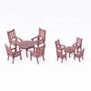 1 Set Of Mini Simulation Table And Chair Model Scene Toy Furniture Accessories