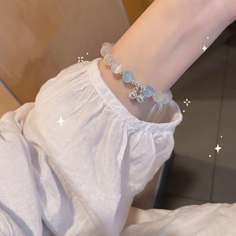 Exquisite Tulip Flower And Cute Rabbit Cherry Blossom Adjustable Bracelet For Women Trendy Party Jewelry